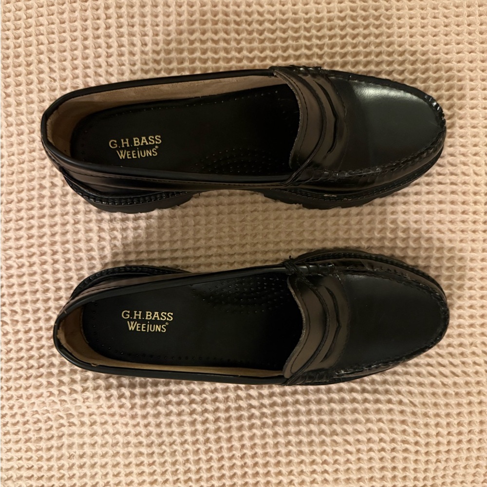 G.H. Bass & Co. Black Loafers